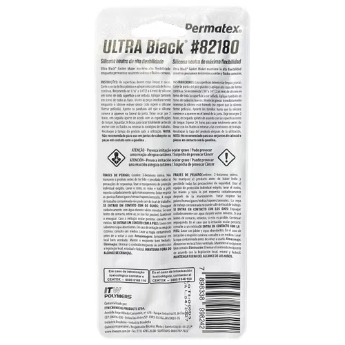 Adesivo silicone preto ultrablack permatex 95 gr (ultra black)