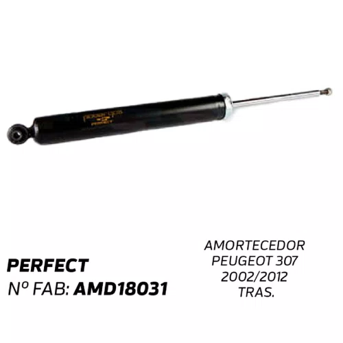 Amortecedor traseiro citroen c4 peugeot 307 01/ (amd18031)
