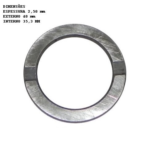 Anel encosto engrenagem distr mwm sprint 2.58mm (940704330034)