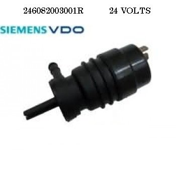 Bomba limpador parabrisa universal  24 volts vdo (246082003001r)