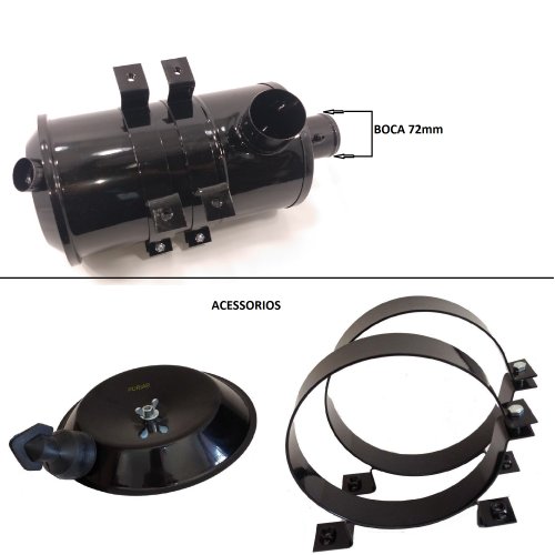 Filtro de ar completo c/ suporte e elemento tr1510 (pac11500)