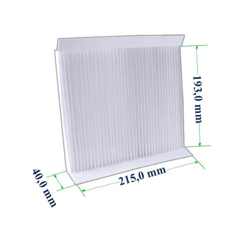 Filtro cabine acd renault logan sandero duster (la665)