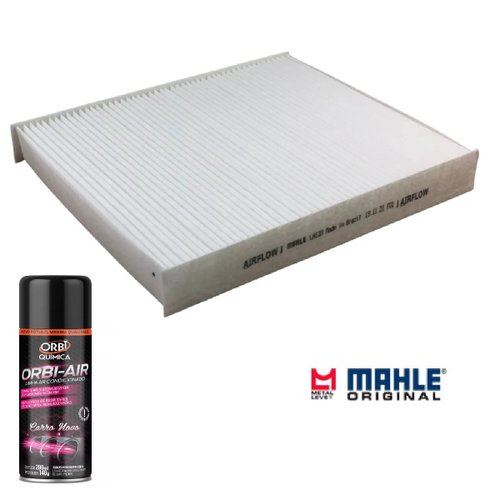 Filtro cabine ar condicionado vw gol g5 2008/ fox+ Spray Limpa Ar-condicionado