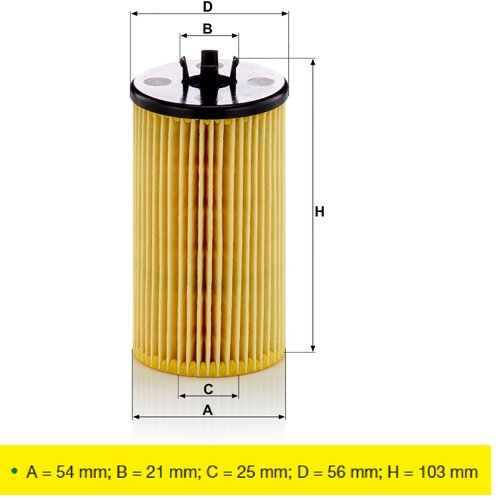 Filtro oleo motor gm cruze 1.8 11/ sonic 1.6 12/ (hu612/2x mann)