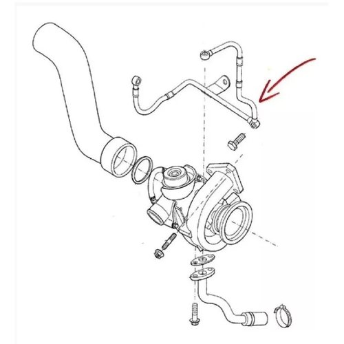 Flexivel turbina maxion hs 2.5 ford ranger 00/ (70993454)