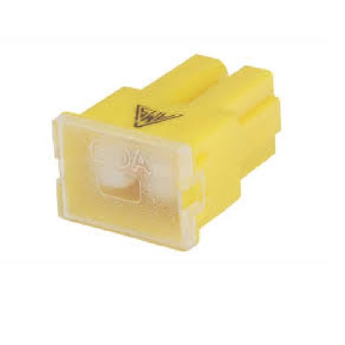 Fusivel mega femea 60a amarelo ford escort fiesta (019060 ams)