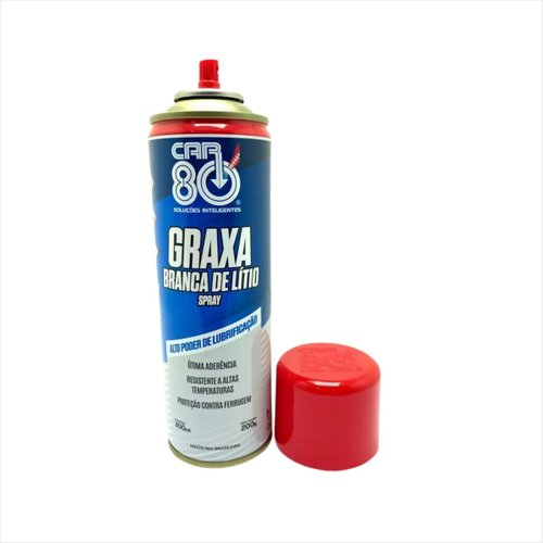 Graxa spray branca de cavidade base de litio 300ml (car80 graxa branca)
