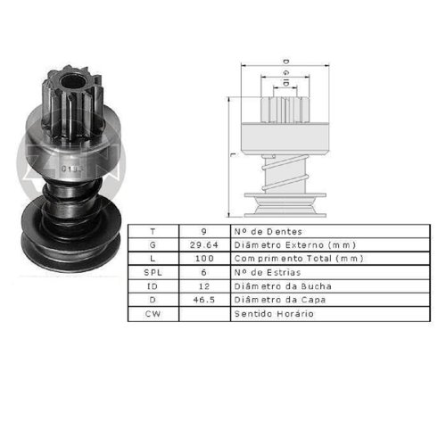 Impulsor partida empinhadeira yale wapsa (zen0193 zen)