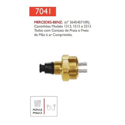 Interruptor freio mercedes benz 1313 1513 2213 (ech7041)