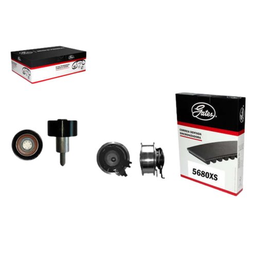 Kit correia cva dentada vw gol 14/ fox 13/ 3cil (ks115 gates)