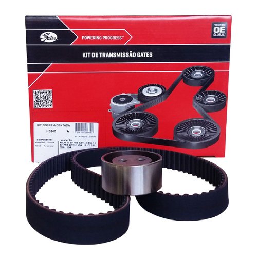 Kit correia cva fiat palio 1.0 8v fire 01/08 (ks200 gates)