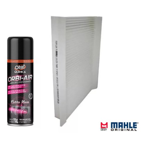 KIT Filtro cabine ar condicionado jeep renegate 2015/+ Spray Limpa Ar-Condicionado