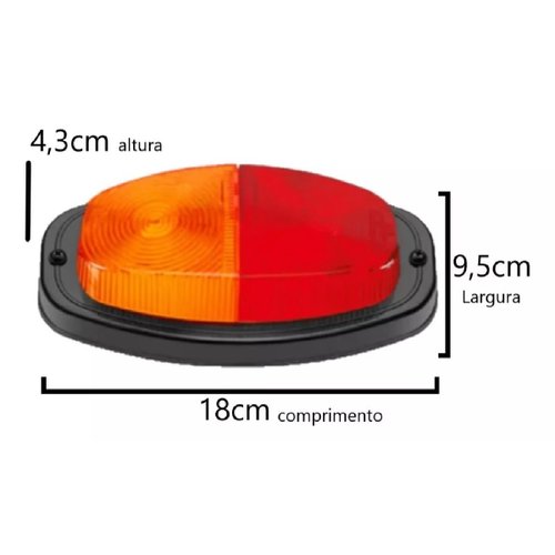 Lanterna  adaptacao carretinha bicolor (1104bi sinalsul)