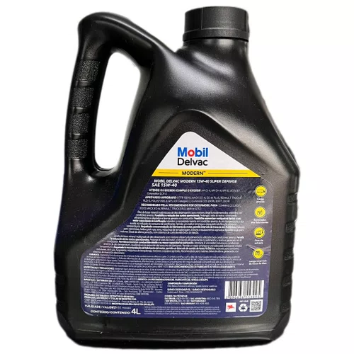 Oleo motor diesel delvac mx 15w40 ci4 galao 4lt (delvac utilitario 4)
