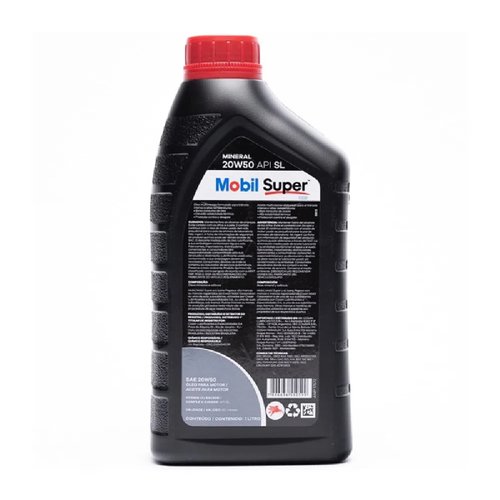 Oleo motor mobil super original 20w-50 api sl 1 li (20w50 mobil 1lt)