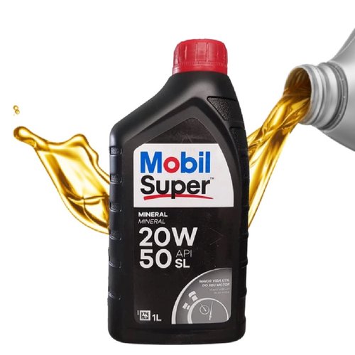 Oleo motor mobil super original 20w-50 api sl 1 li (20w50 mobil 1lt)