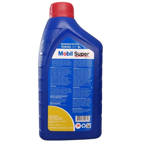 Oleo motor semi sintetico mobil 15w40 1l (15w40 mobil 1lt)