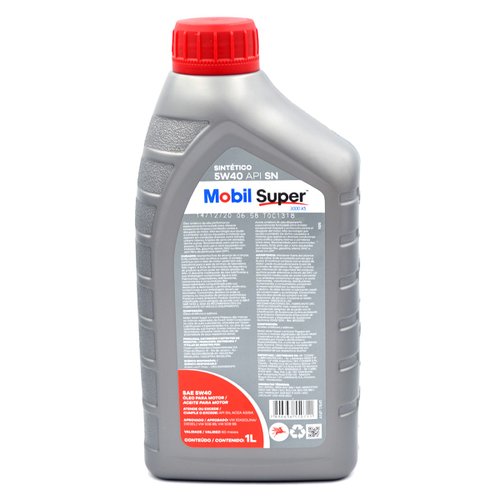 Oleo motor sintetico mobil 5w-40 vermelho (5w40 mobil vermelho)