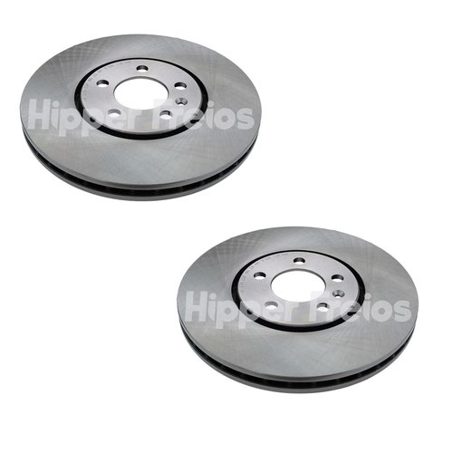 Par Disco freio dianteiro vw polo 1.6 8v passat 95/98 (hf03a)