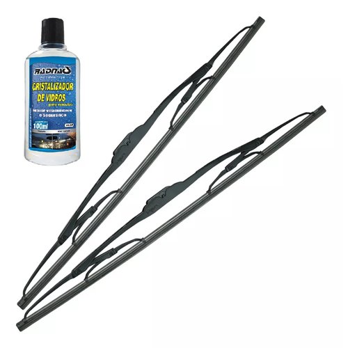 PAR PALHETA LIMPADOR PARABRISA VW GOL G3+CRISTALIZADOR PARABRISA