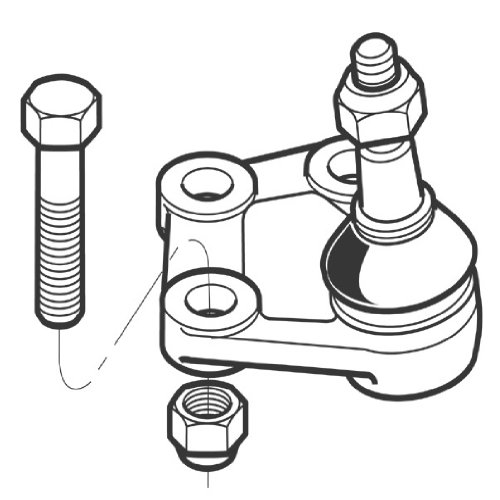 Pivo suspensao direito vw polo fox 02/08 (n1065 nakata)