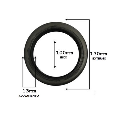 Retentor roda dianteira mercedes benz 1418 (01974brg)