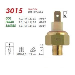 Sensor acionamento partida frio vw gol parati (3015 mte)