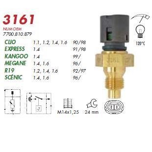 Sensor temperatura renault scenic clio kangoo r19 (3161 mte)