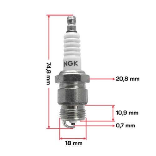Vela ignicao ford motor 292 302 dodge 318 18mm (ap5fs)