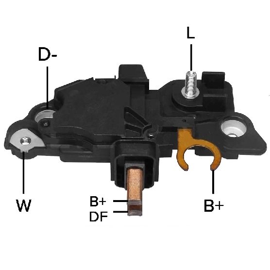 Regulador voltagem  gm astra meriva fiat palio (ik5201)