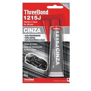 Adesivo silicone cinza threebond tb1215j 85 gramas (1215j cinza)