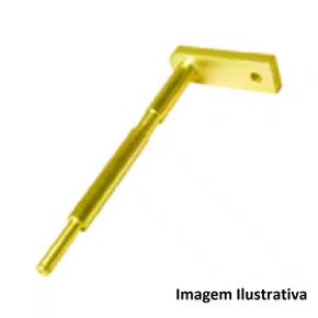 Alavanca seletora cambio vw 7.100 8120 8150 (012.529-6 rochester)