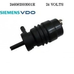 Bomba limpador parabrisa universal  24 volts vdo (246082003001r)