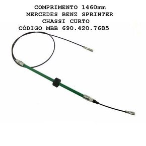 Cabo freio mao dianteiro mercedes benz sprinter (t9213 tuba)