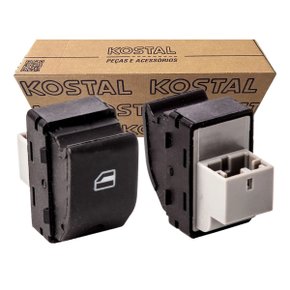 Chave interruptor vidro eletrico vw gol g4 g5 08/ (3934300 kostal)