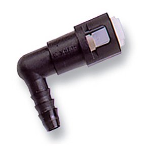 Conector engate rapido 8mm curva 90 graus (qc003)