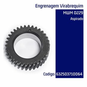Engrenagem virabrequim mwm d225 d226 d229 (632503710064)