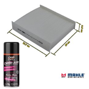 Filtro cabine ar condicionado nissan kicks 2016/ + Spray Limpa Ar-Condicionado