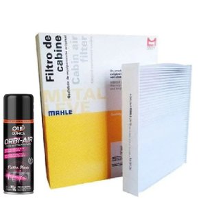 Filtro cabine ar condicionado vw gol g5 2008/ fox+ Spray Limpa Ar-condicionado