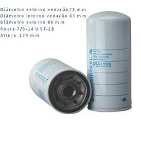 Filtro combustivel caterpillar escavadeira m322d (p551315)