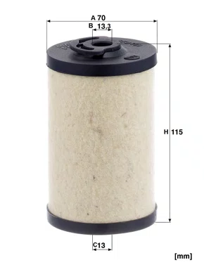 Filtro combustivel mercedes b. toyota bandeirante (bfu700 mann)