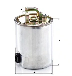 Filtro combustivel mercedes benz sprinter kl174 (kl174 metal leve)