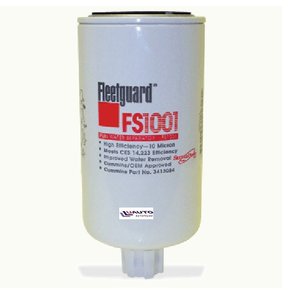 Filtro combustivel separador agua cummins gerador (fs1001)