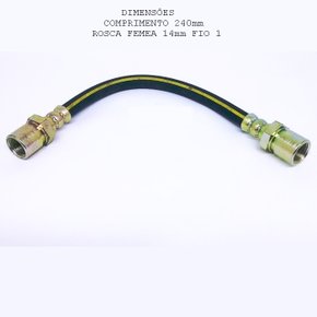 Flexivel embreagem mercedes benz 1215 240mm m14 (a3762957035 mbb)