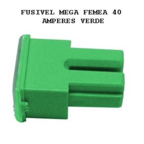Fusivel mega femea 40a verde ford escort fiesta (019040 ams)