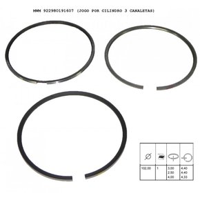 Jg aneis std mwm d229 aspirado para 1 cilindro (922980191607)