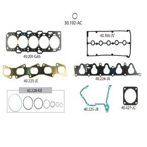 Jg junta motor fiat marea 2.4 20v 01/ s/retentor (40300gas)