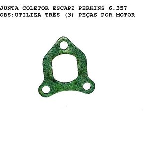 Jg junta coletor escapamento perkins 6357 gm d60 (70821s)