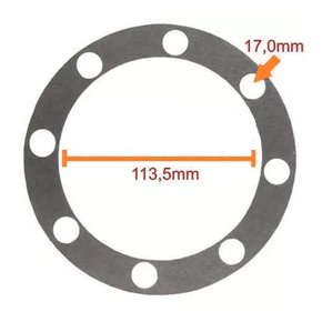 Junta semi eixo gm d60 /79 13.130 14.140 furo 17mm (11555pv)