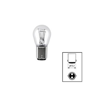 Lampada 2 polos 12v 21/5 watts  pino encontrado (d1176 daishin)